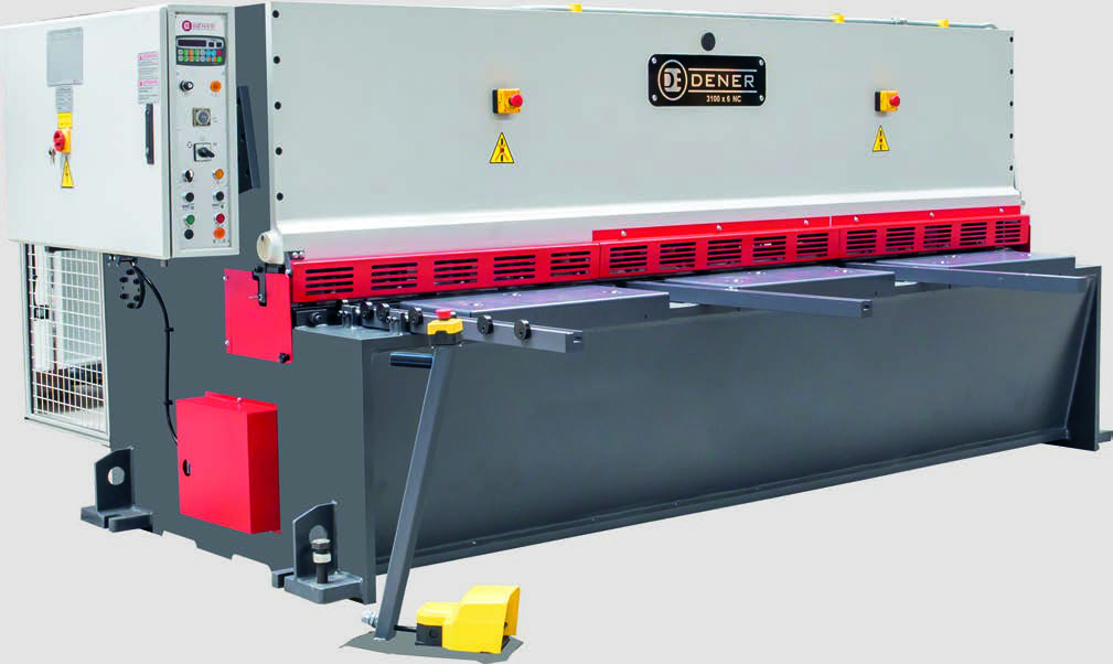 Dener BS Series NC swing beam shear for sheet metal cutting