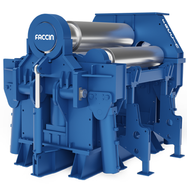 Faccin 4HEP heavy-duty four-roll plate rolling machine