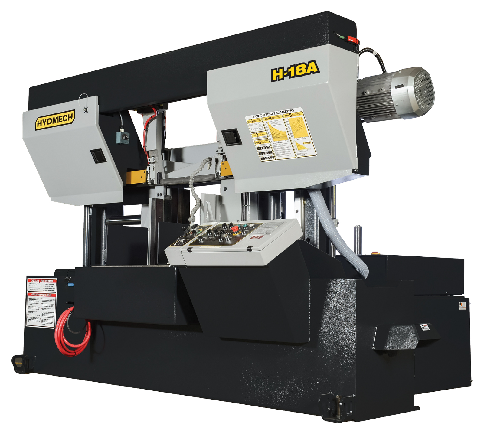 Hydmech H-Series horizontal band saw for production cutting